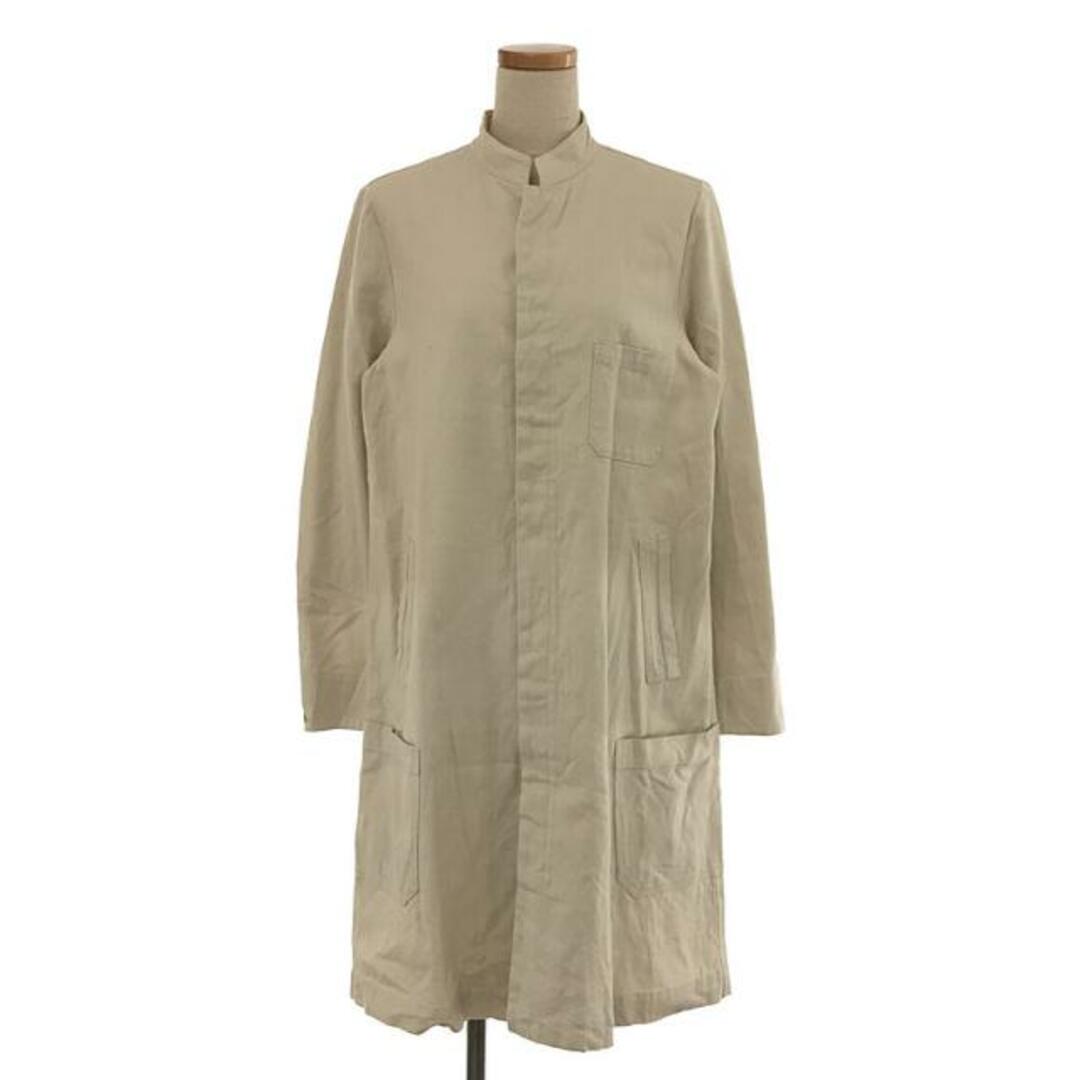 【美品】 suzuki takayuki / スズキタカユキ | リネン スタンドカラーコート | アイボリー | レディース | フリマアプリ ラクマ