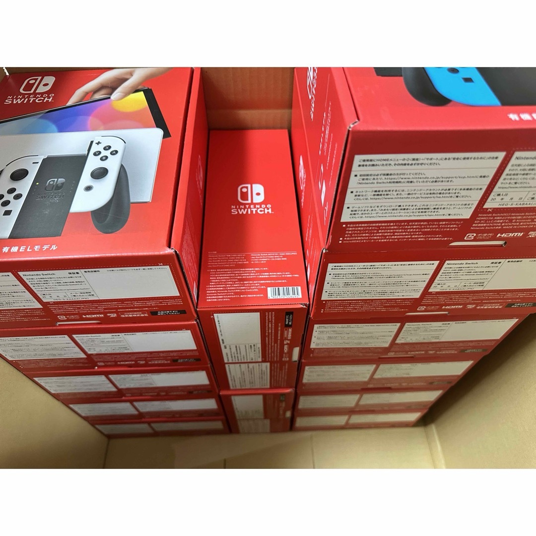 Nintendo Switch 有機ELモデル ネオン・ホワイト 13台セット