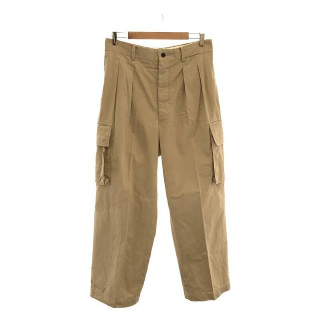 HERILL / ヘリル | 2022SS | Egyptiancotton Chino Cargo Pants / チノ カーゴパンツ | 3 | ベージュ | メンズメンズ