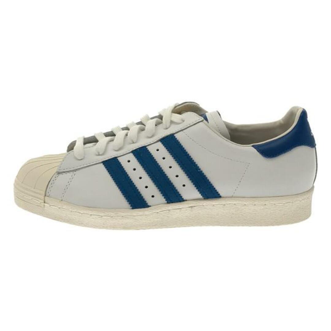 adidas(アディダス)の【新品】  adidas / アディダス | SUPERSTAR 80s / G61068 スーパースター レザースニーカー | 28 | White/Dark Royal/Chalk | メンズ メンズの靴/シューズ(スニーカー)の商品写真