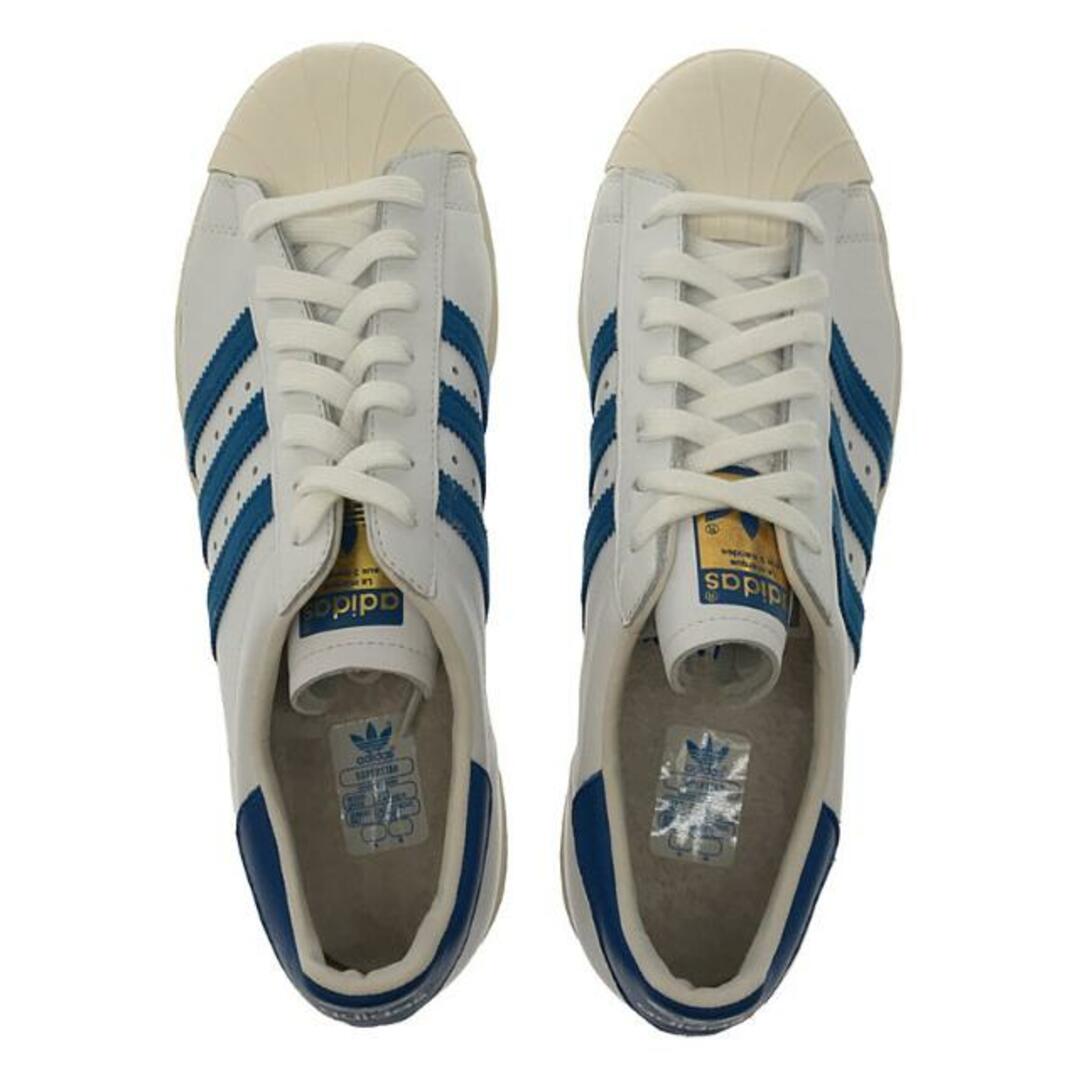 adidas(アディダス)の【新品】  adidas / アディダス | SUPERSTAR 80s / G61068 スーパースター レザースニーカー | 28 | White/Dark Royal/Chalk | メンズ メンズの靴/シューズ(スニーカー)の商品写真