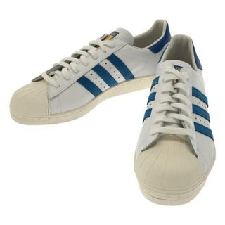 アディダス(adidas)の【新品】  adidas / アディダス | SUPERSTAR 80s / G61068 スーパースター レザースニーカー | 28 | White/Dark Royal/Chalk | メンズ(スニーカー)