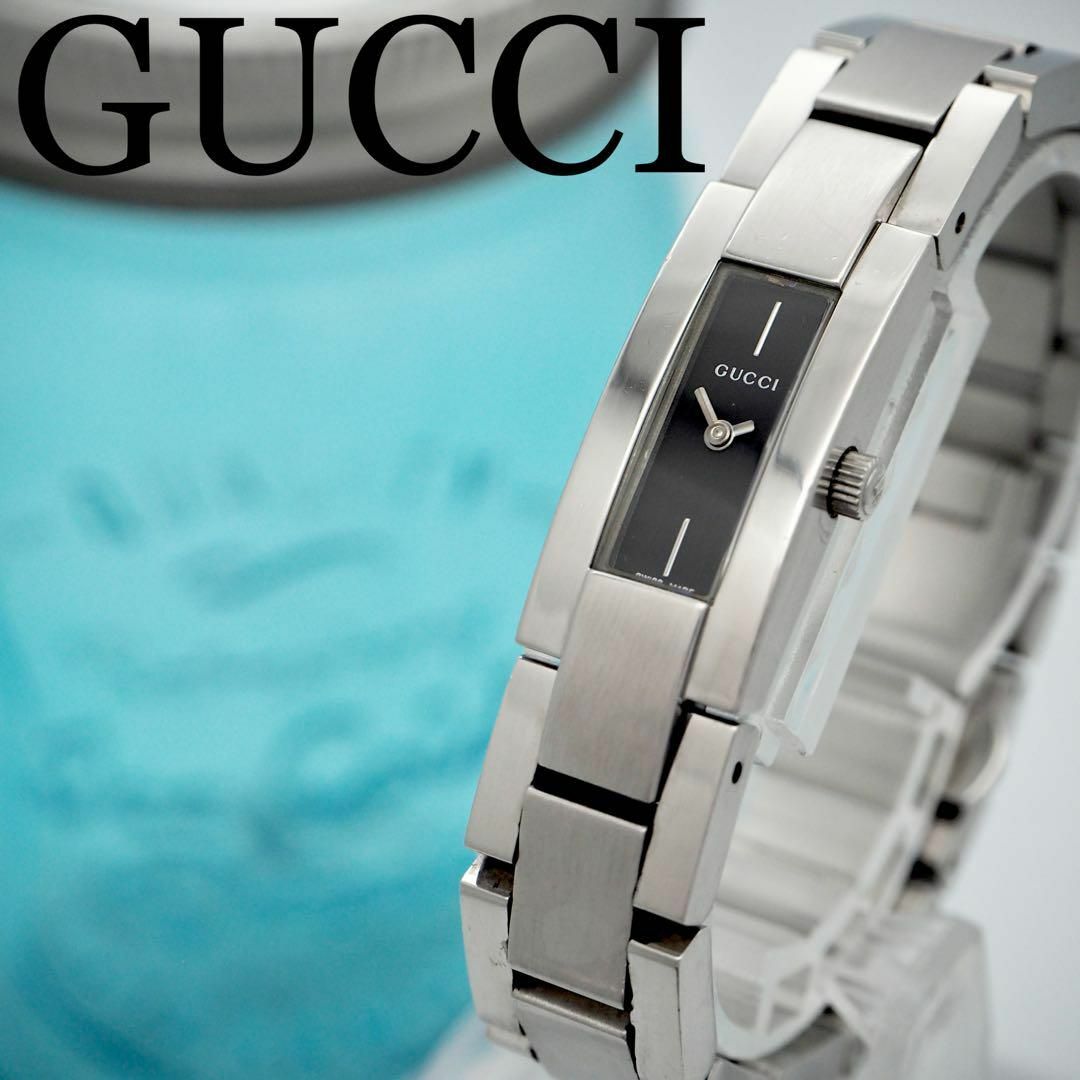 Gucci - 197【美品】GUCCI グッチ時計 レディース腕時計 ブラック