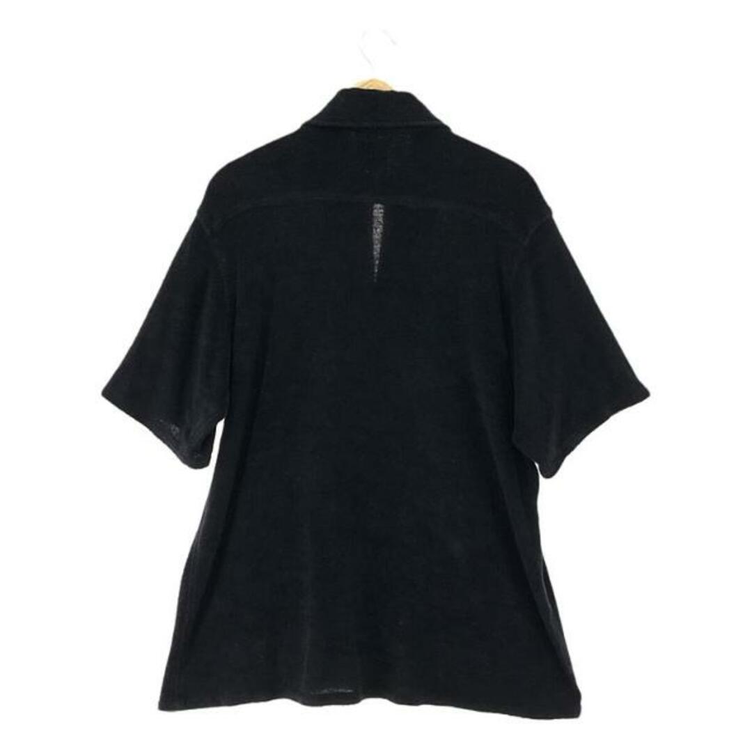 Needles(ニードルス)の【美品】  Needles / ニードルス | ITALIAN COLLAR SHIRT / イタリアンカラー パピヨン パイル シャツ | L | Navy | メンズ メンズのトップス(Tシャツ/カットソー(半袖/袖なし))の商品写真