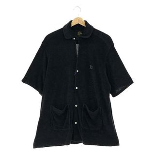 ニードルス(Needles)の【美品】  Needles / ニードルス | ITALIAN COLLAR SHIRT / イタリアンカラー パピヨン パイル シャツ | L | Navy | メンズ(Tシャツ/カットソー(半袖/袖なし))