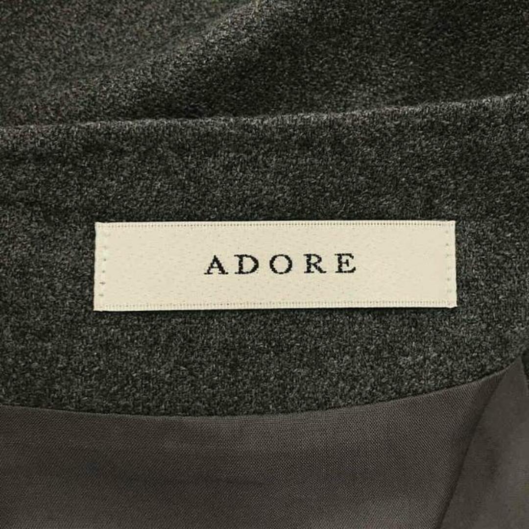 ADORE(アドーア)の【美品】  ADORE / アドーア | ウール アムンゼンワンピース | 38 | グレー | レディース レディースのワンピース(ロングワンピース/マキシワンピース)の商品写真