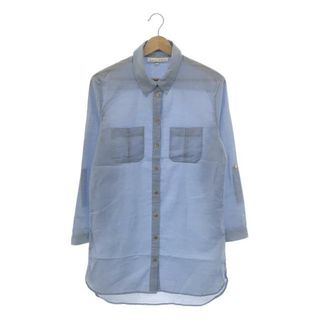 【美品】  HEIDI KLEIN / ハイディクライン | CHAMBRAY BLUE シャツ | S | ブルー | レディース(シャツ/ブラウス(長袖/七分))