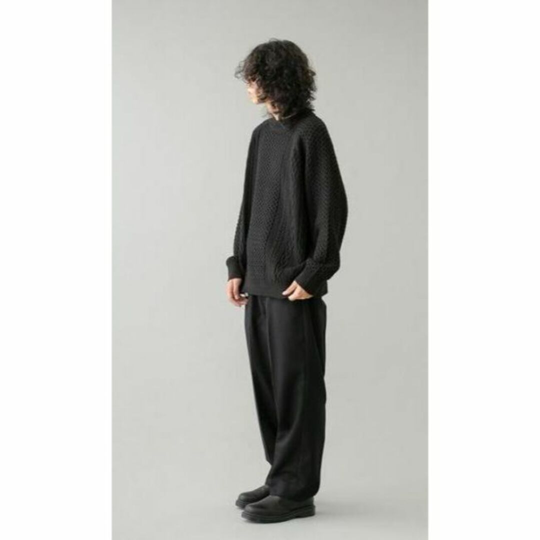 MONKEY TIME（UNITED ARROWS）(モンキータイム)の【送料無料・完売品】monkey time　センターシームウールワイドパンツ　M メンズのパンツ(スラックス)の商品写真