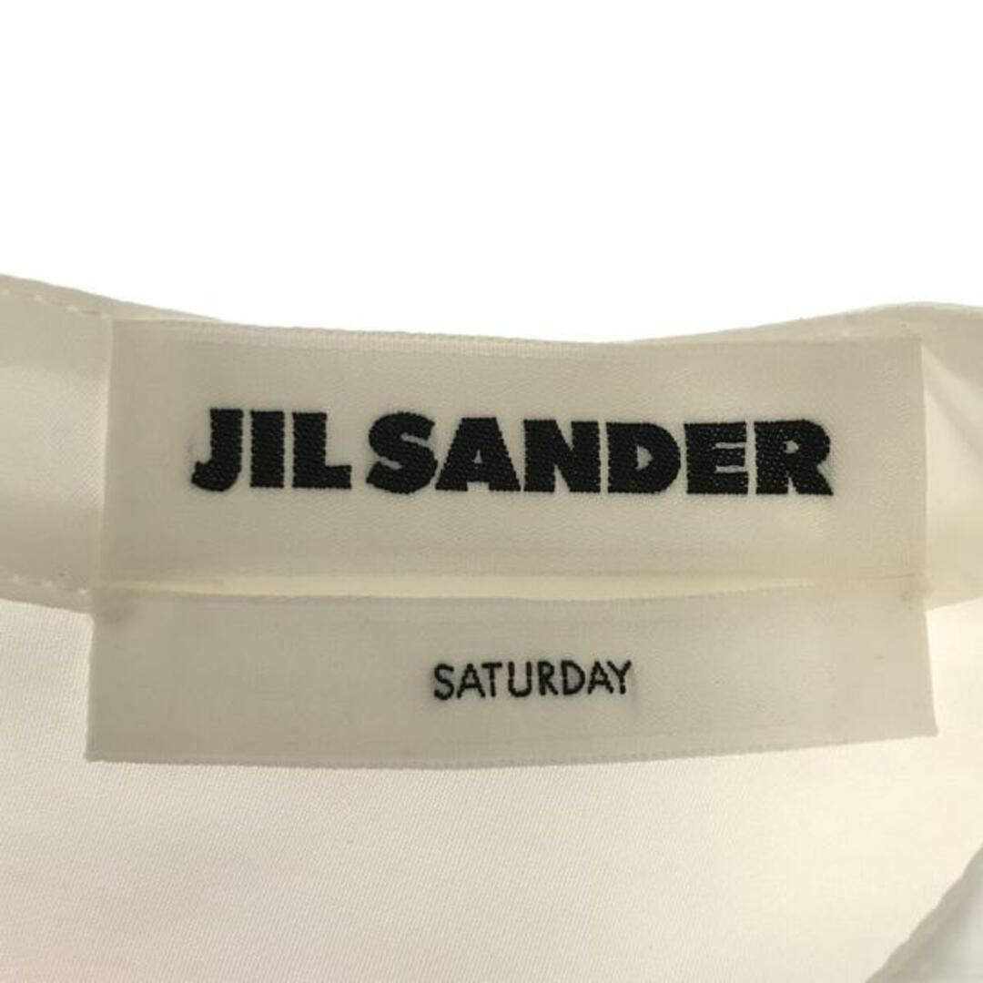 【美品】  JIL SANDER / ジルサンダー | 7Days Shirt SATURDAY バンドカラー プルオーバーシャツ | 32 | ホワイト | レディース