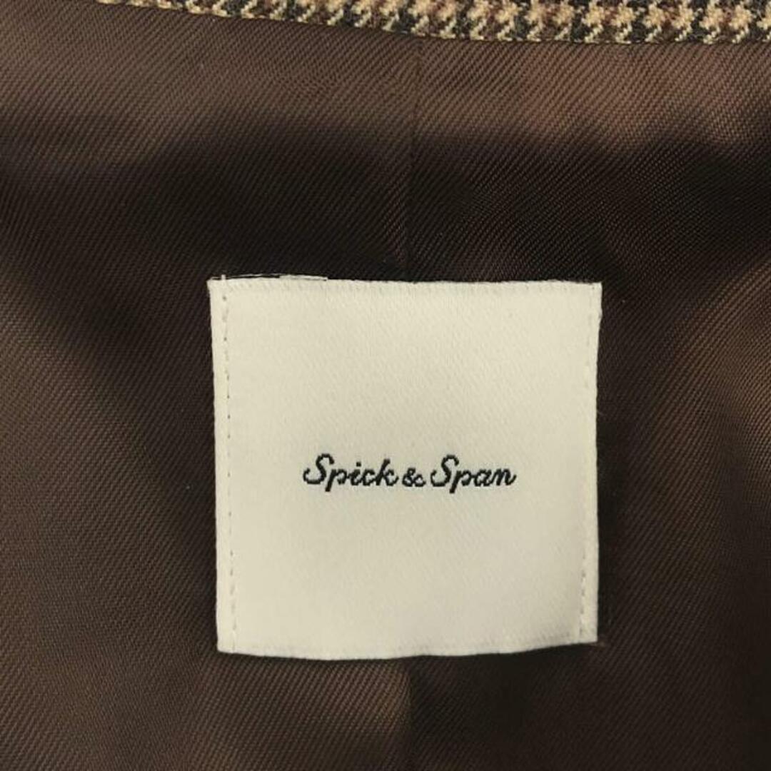 Spick & Span(スピックアンドスパン)の【美品】  Spick and Span / スピックアンドスパン | 2022AW | ウールカルゼロングジャケット | 36 | ベージュ/ブラウン | レディース レディースのジャケット/アウター(その他)の商品写真