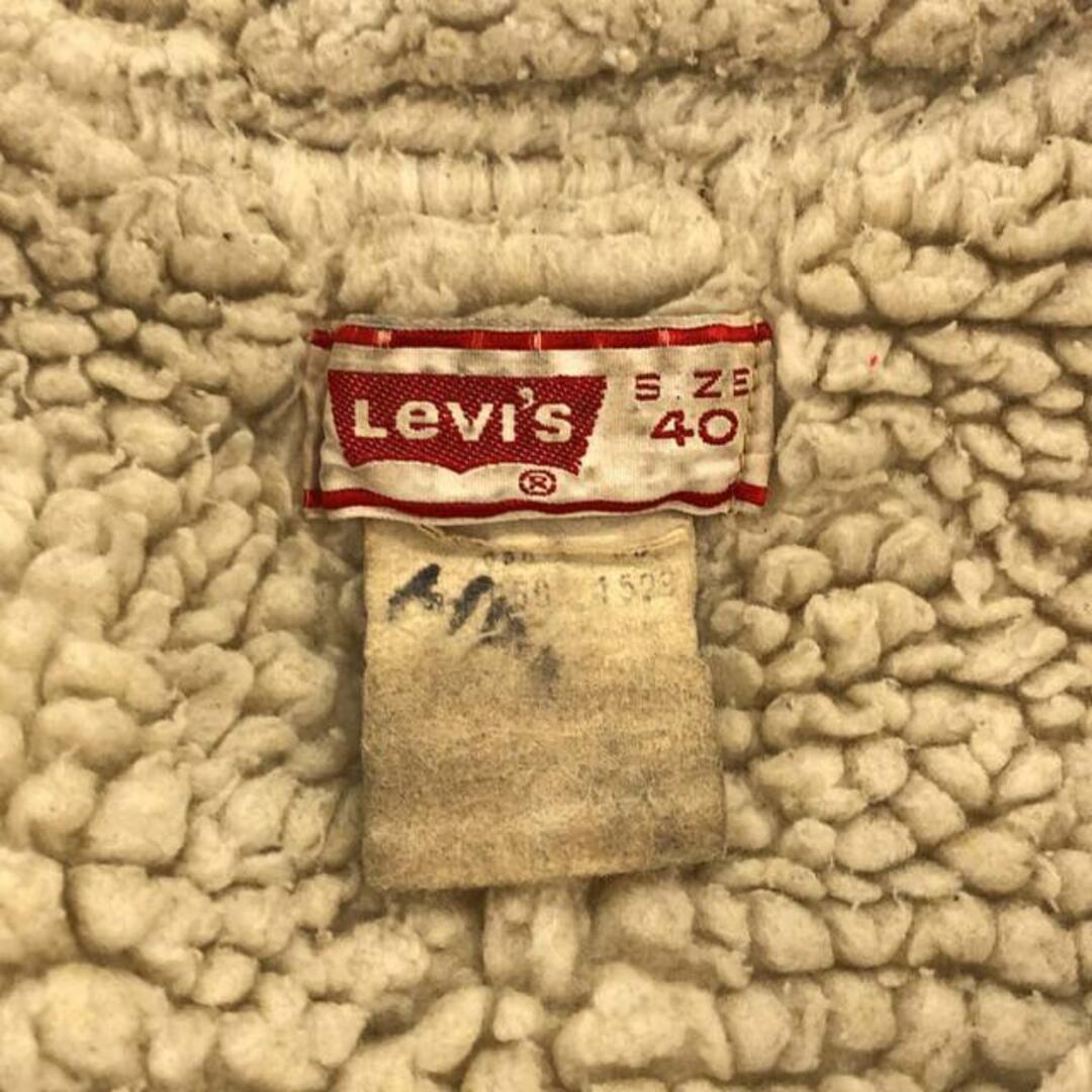 Levi's(リーバイス)のLevi's / リーバイス | 60s～70s ヴィンテージ BigE コーデュロイ ボアジャケット | 40 | ベージュ | メンズ メンズのジャケット/アウター(その他)の商品写真