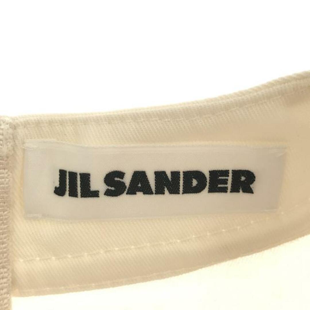 Jil Sander(ジルサンダー)のJIL SANDER / ジルサンダー | コットン キーネック スリーブレス ブラウス | 32 | オフホワイト | レディース レディースのトップス(シャツ/ブラウス(半袖/袖なし))の商品写真