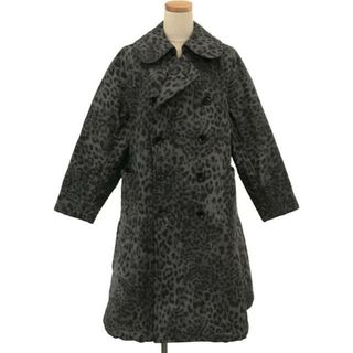 COMME des GARCONS COMME des GARCONS / コムコム | レオパードプリント ダブルコート | XS | グレー | レディース(その他)