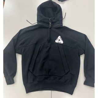 PALACE SMOCKER SWEAT BLACK TRI-FERG L