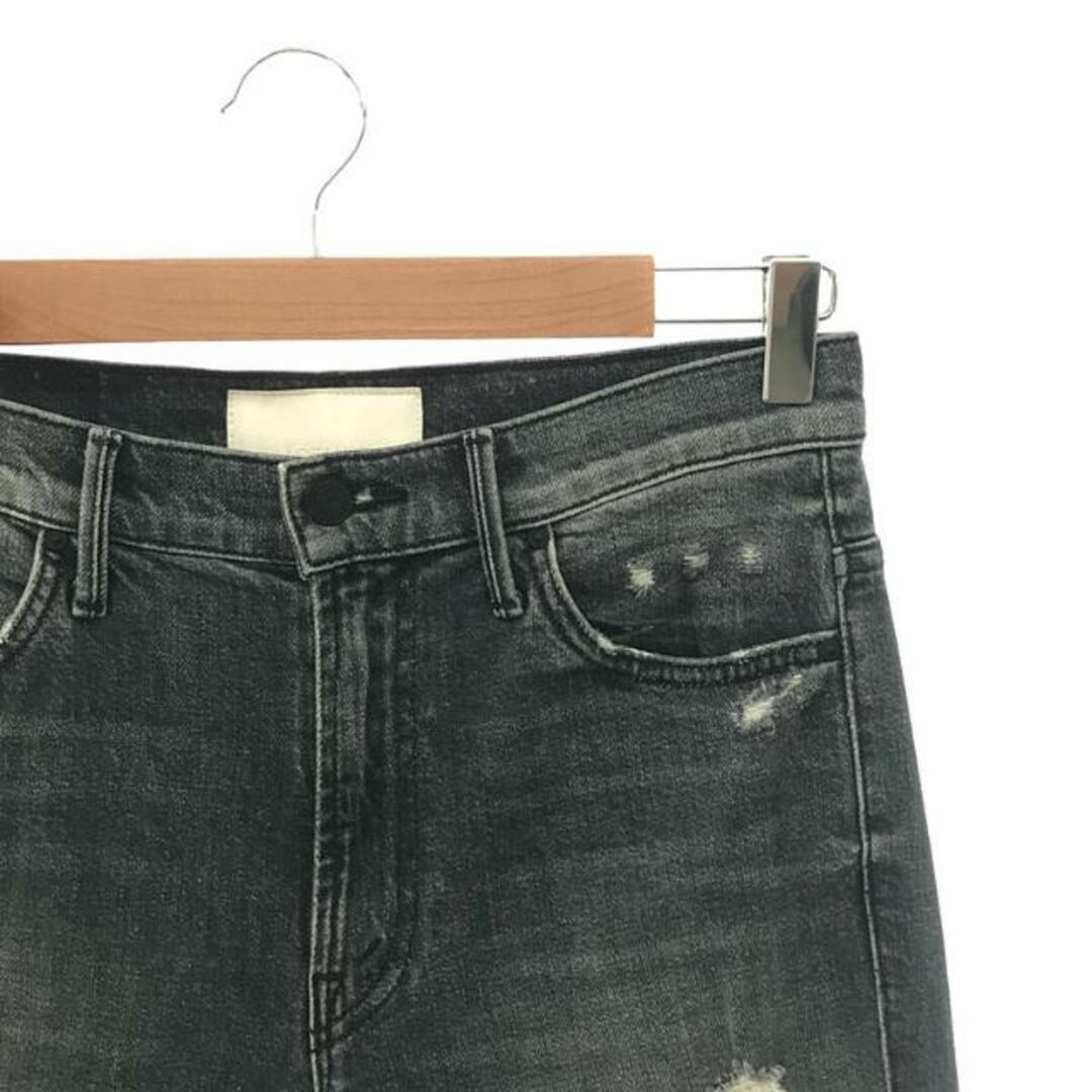 mother(マザー)のMOTHER / マザー | The Insider Crop Step Chew Jeans | 26 | グレー | レディース レディースのパンツ(その他)の商品写真