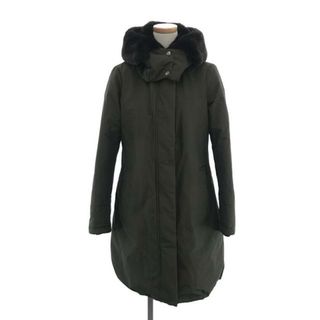 ウールリッチ(WOOLRICH)の【美品】  WOOLRICH / ウールリッチ | BOW BRIDGE ダウンコート | XS | カーキ/ダークブラウン | レディース(その他)