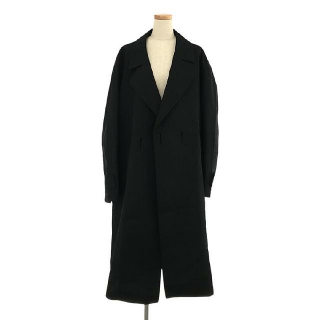 stein(シュタイン)の【美品】  stein / シュタイン | OVERSIZED LESS COAT / オーバーサイズ シングルコート | S | ブラック | メンズ メンズのジャケット/アウター(その他)の商品写真