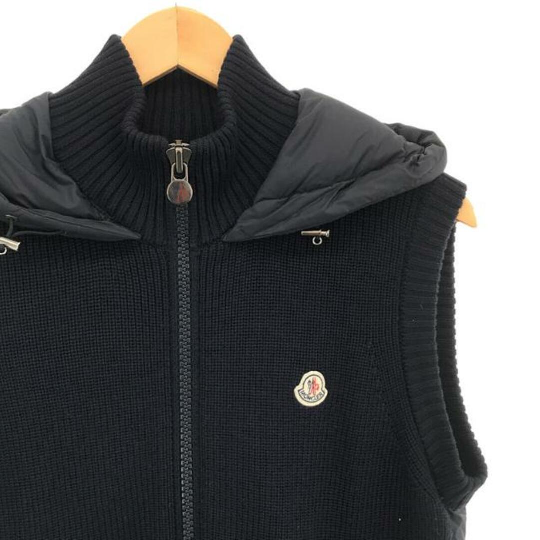 MONCLER モンクレール ニットダウンベスト ブラック 美品ダウンベスト