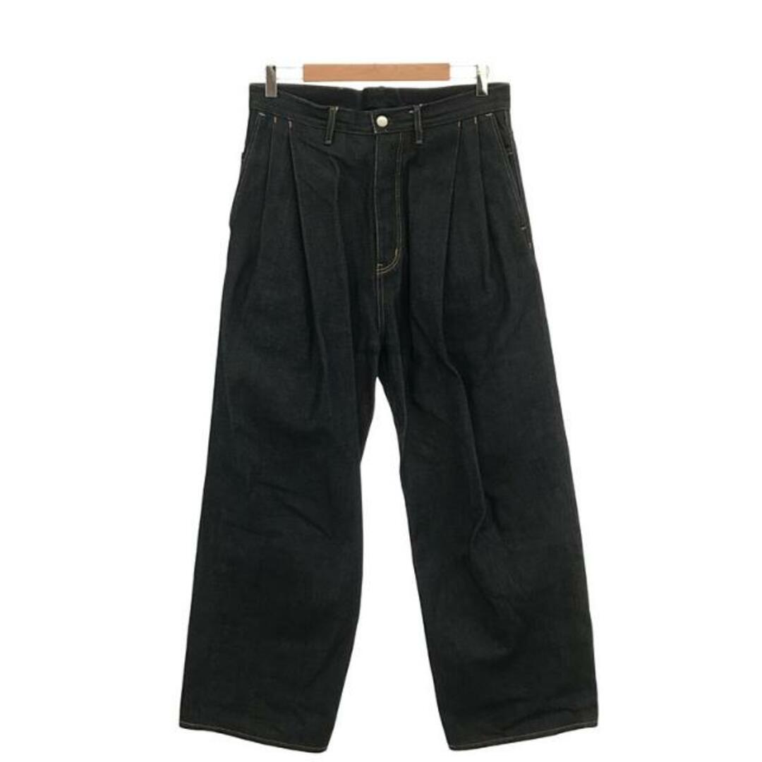 【美品】  SUBLATIONS / サブレーション | 2TUCK WIDE DENIM PANTS -ENTASIS Mk-Ⅱ- .07 /  2タック ワイド デニム パンツ | 1 | RIGID INDIGO | メンズパンツ