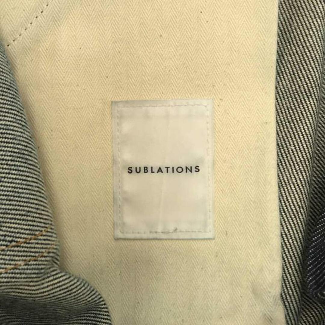 美品】 SUBLATIONS / サブレーション | 2TUCK WIDE DENIM PANTS 美品】 SUBLATIONS / サブレーション | 2TUCK WIDE DENIM PANTS