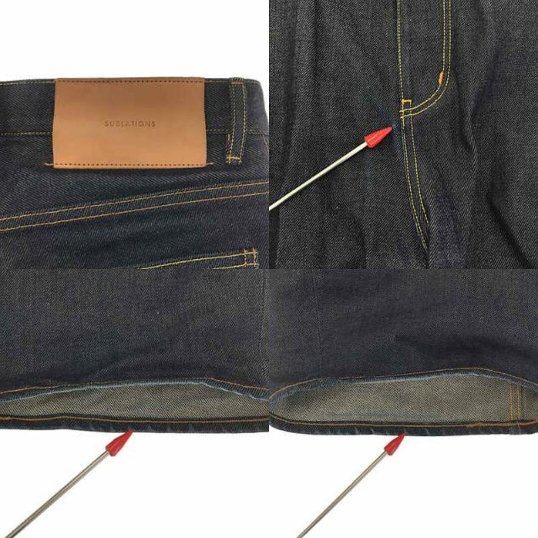 美品】 SUBLATIONS / サブレーション | 2TUCK WIDE DENIM PANTS 美品】 SUBLATIONS / サブレーション | 2TUCK WIDE DENIM PANTS