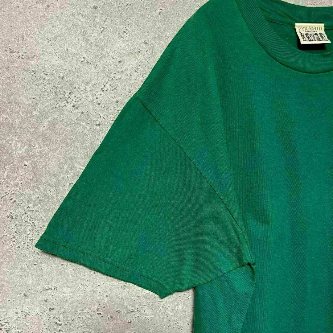 90's PYRAMID CREATION ピラミッド Tシャツ オアシス L