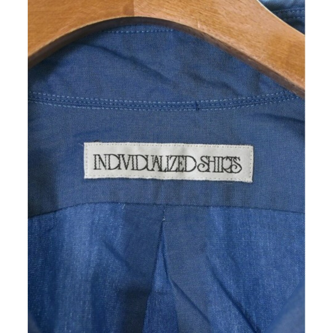 INDIVIDUALIZED SHIRTS(インディヴィジュアライズドシャツ)のINDIVIDUALIZED SHIRTS カジュアルシャツ F 青 【古着】【中古】 メンズのトップス(シャツ)の商品写真