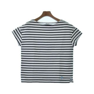 オーシバル(ORCIVAL)のORCIVAL オーシバル Tシャツ・カットソー 1(M位) 白x黒(ボーダー) 【古着】【中古】(カットソー(半袖/袖なし))