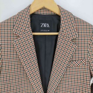 ZARA - ZARA(ザラ) PLAID BLAZER レディース アウター ジャケットの