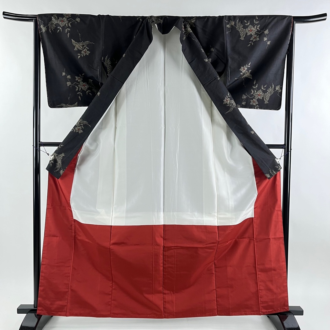紬 身丈164cm 裄丈64cm 正絹 美品 優品 【中古】