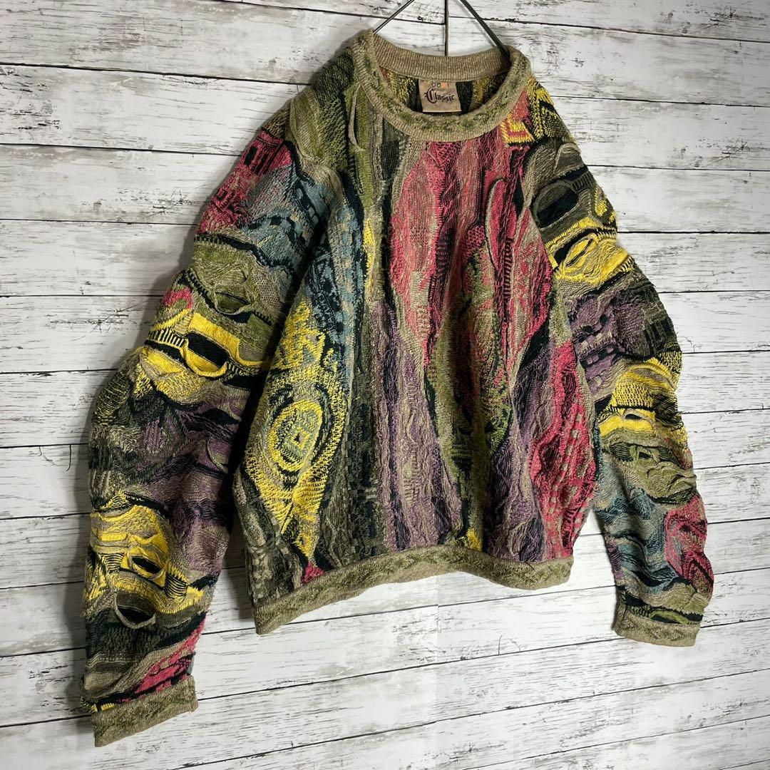 COOGI(クージー)の【幻の1点モノ】coogi クージー 立体 編込み 3Dニット 即完売 メンズのトップス(ニット/セーター)の商品写真