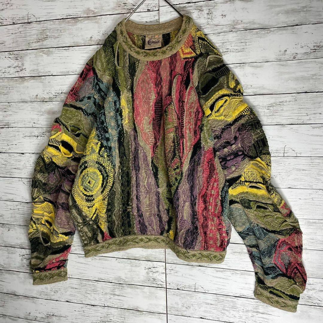 COOGI(クージー)の【幻の1点モノ】coogi クージー 立体 編込み 3Dニット 即完売 メンズのトップス(ニット/セーター)の商品写真