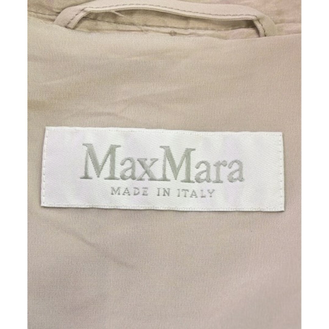 Max Mara カジュアルジャケット 40(M位) ピンクベージュあり外ポケット1透け感