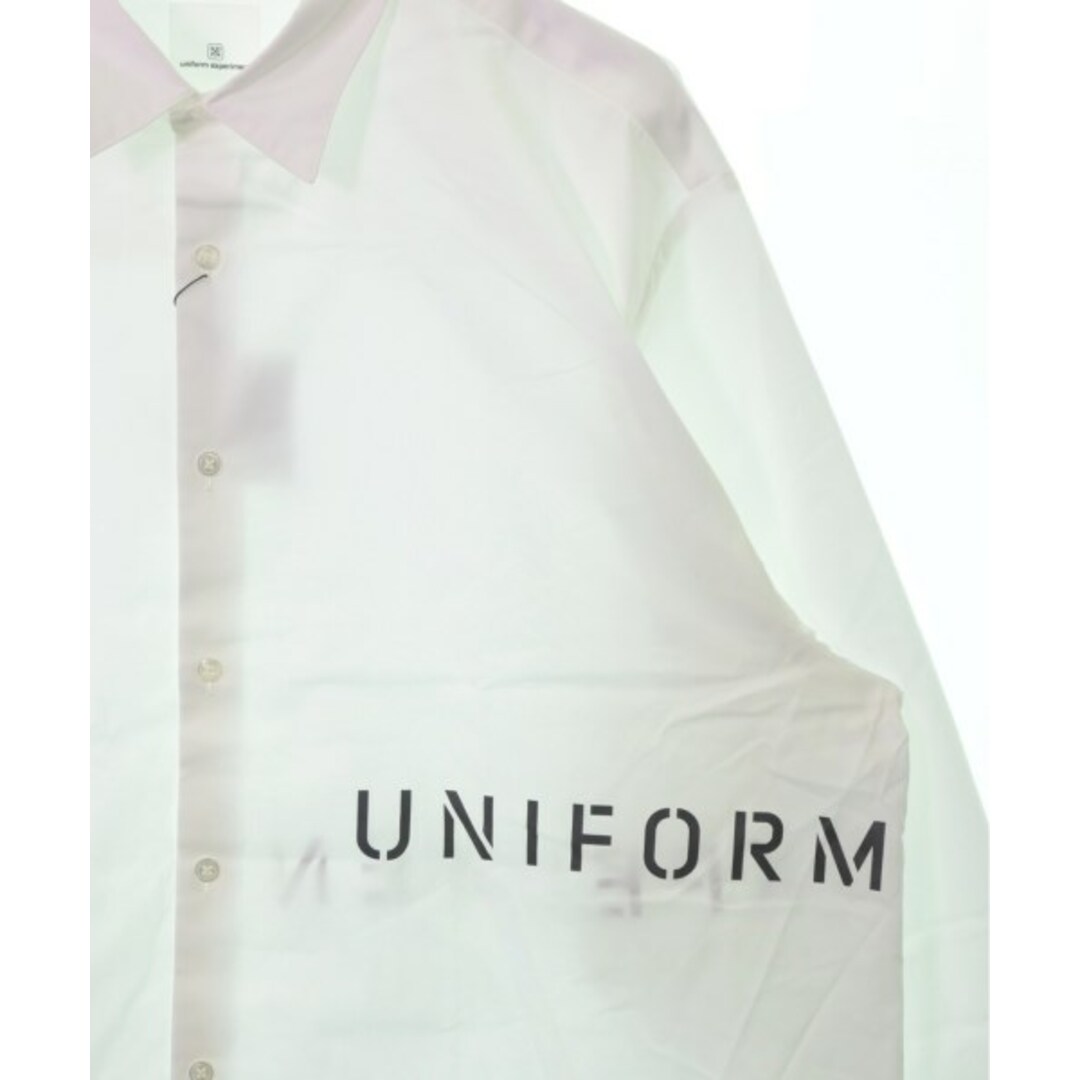 uniform experiment カジュアルシャツ 4(XL位) 白 【古着】-