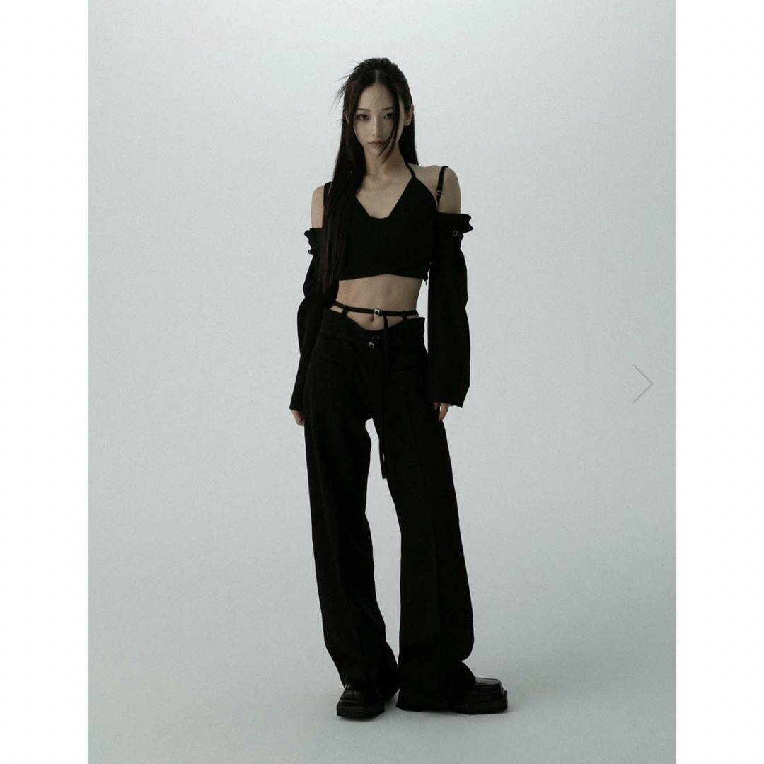 melt the lady  denim ”5” slacks pants