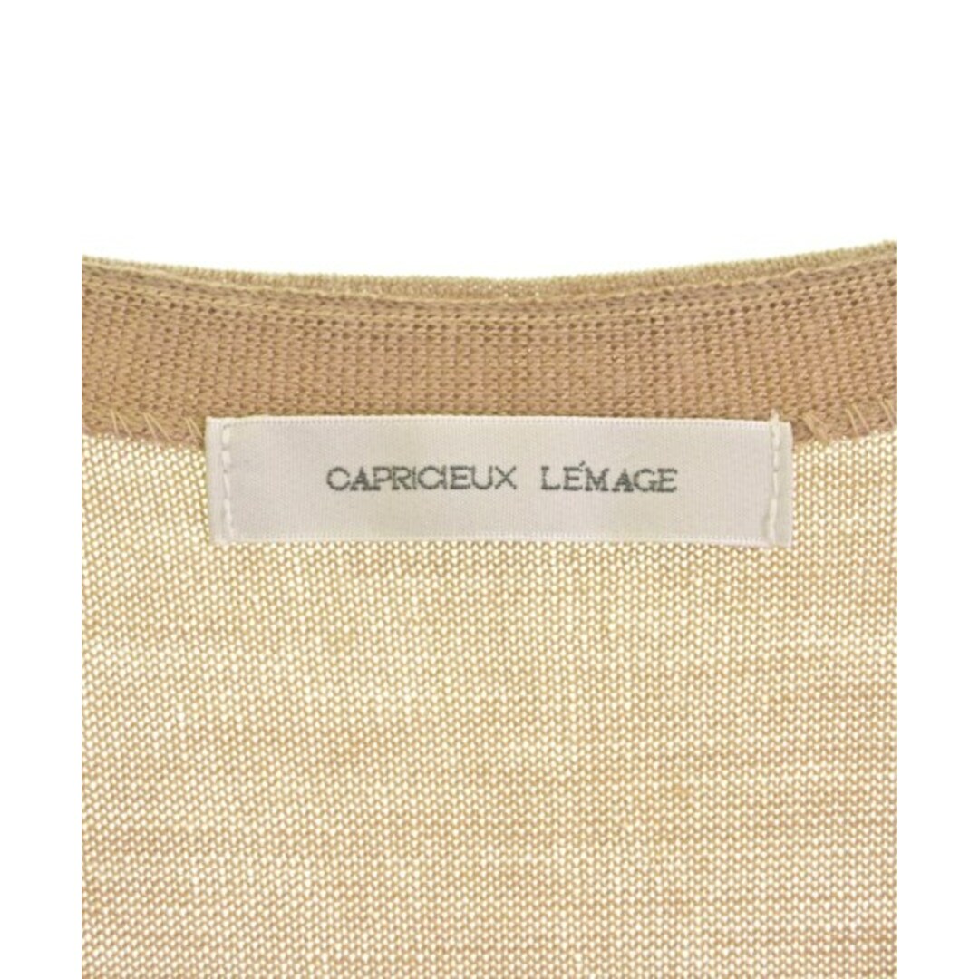 CAPRICIEUX LE'MAGE(カプリシューレマージュ)のCAPRICIEUX LE'MAGE ワンピース F ベージュ 【古着】【中古】 レディースのワンピース(ひざ丈ワンピース)の商品写真