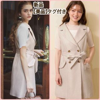 ノエラ(Noela)の●Noela● ２ＷＡＹチェックパターンジレ【新品★美品】タグ付き(ベスト/ジレ)