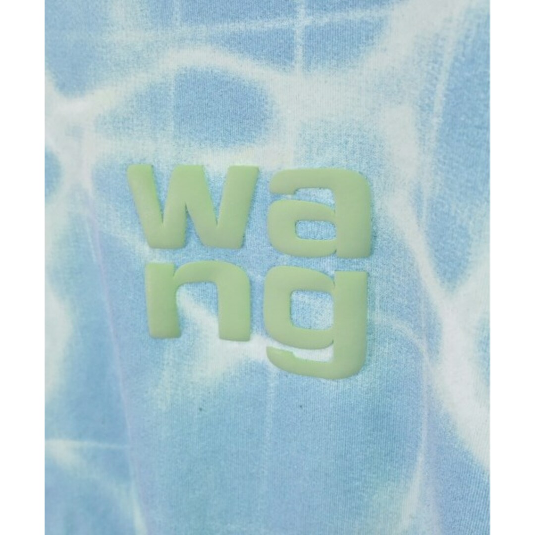 Alexander Wang(アレキサンダーワン)のALEXANDER WANG Tシャツ・カットソー L 水色xグレー(総柄) 【古着】【中古】 メンズのトップス(Tシャツ/カットソー(半袖/袖なし))の商品写真