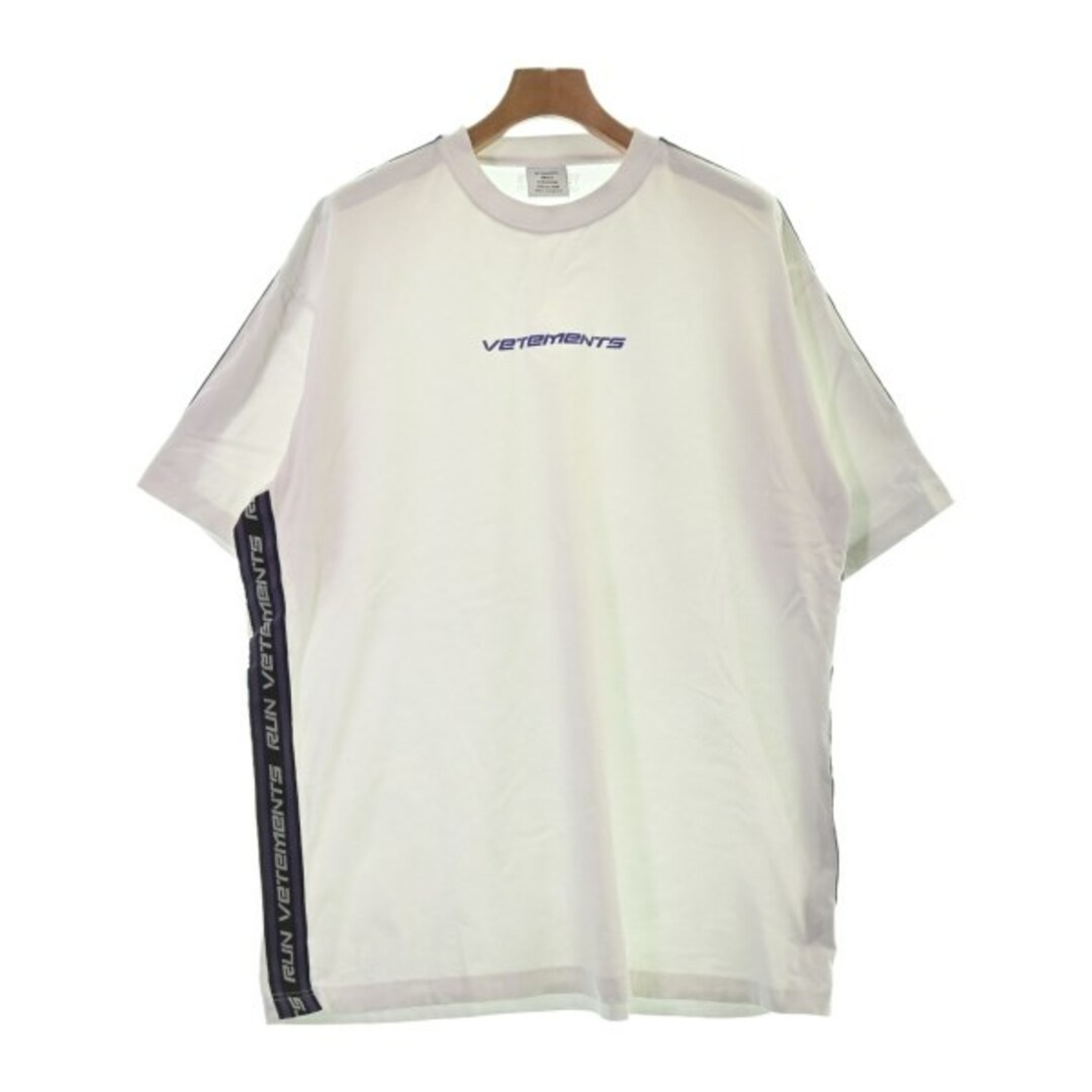 VETEMENTS - VETEMENTS ヴェトモン Tシャツ・カットソー S 白 【古着