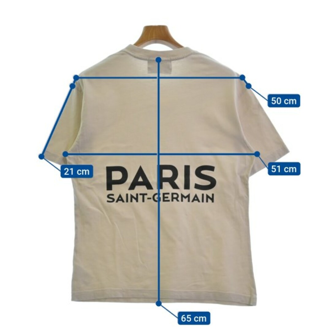 Paris Saint-Germain(パリサンジェルマン)のParis Saint-Germain Tシャツ・カットソー M ベージュ 【古着】【中古】 メンズのトップス(Tシャツ/カットソー(半袖/袖なし))の商品写真