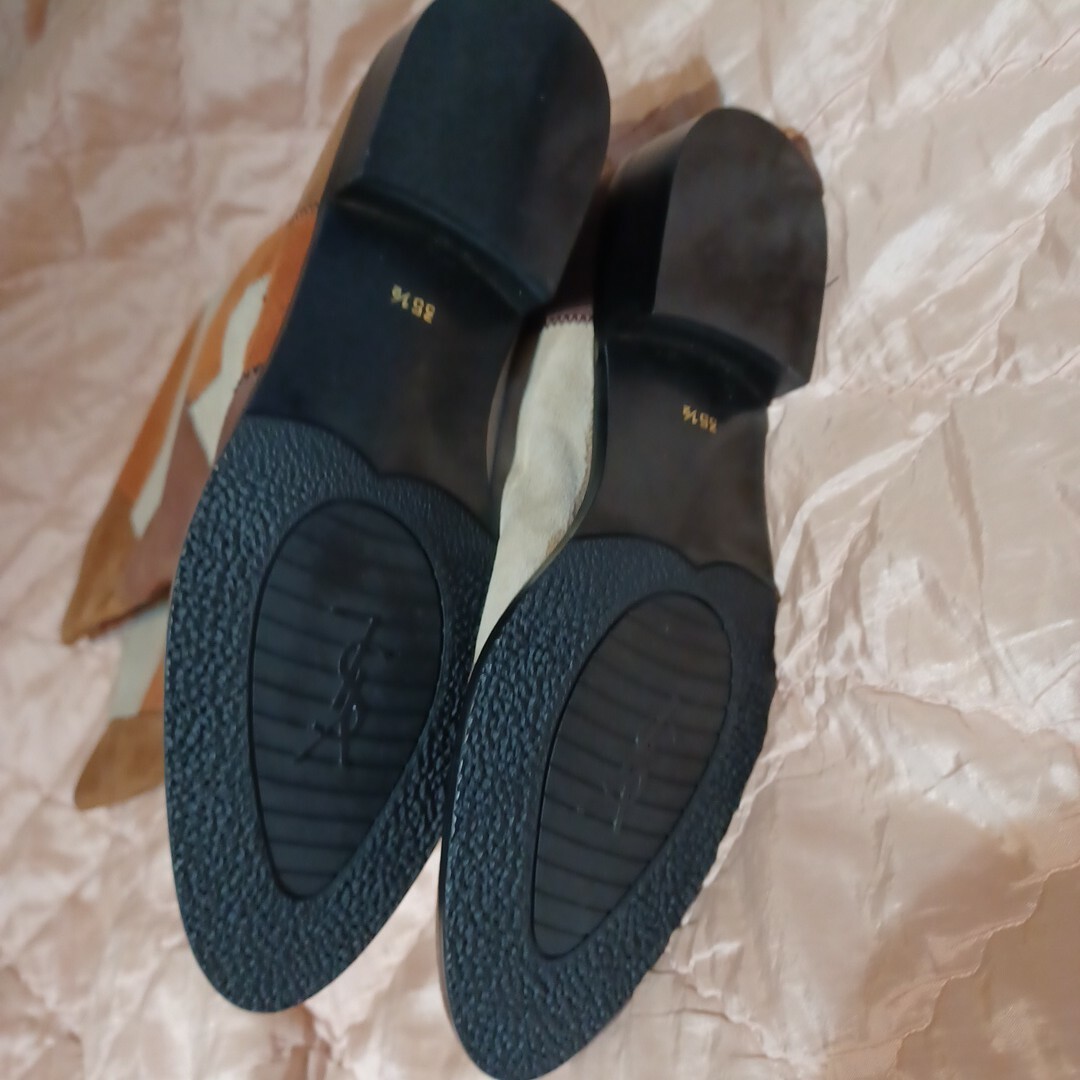 Yves Saint Laurent(イヴサンローラン)の新品未使用　23cm　サンローランロングブーツ レディースの靴/シューズ(ブーツ)の商品写真