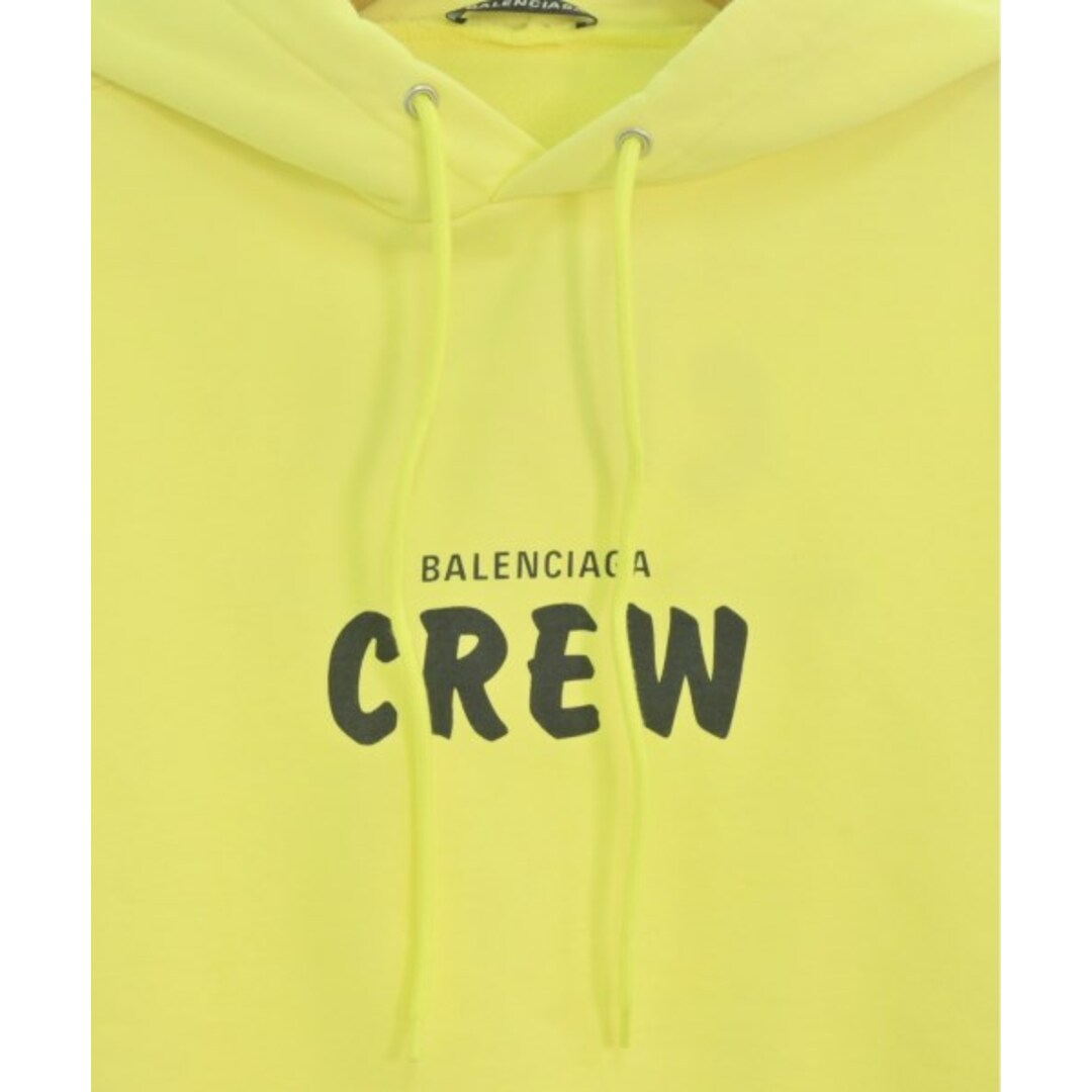 Balenciaga(バレンシアガ)のBALENCIAGA バレンシアガ パーカー S 蛍光イエロー 【古着】【中古】 メンズのトップス(パーカー)の商品写真