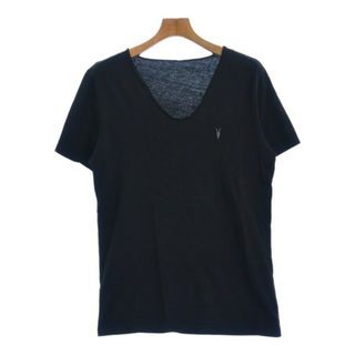 オールセインツ(All Saints)のALLSAINTS オールセインツ Tシャツ・カットソー M 黒 【古着】【中古】(Tシャツ/カットソー(半袖/袖なし))