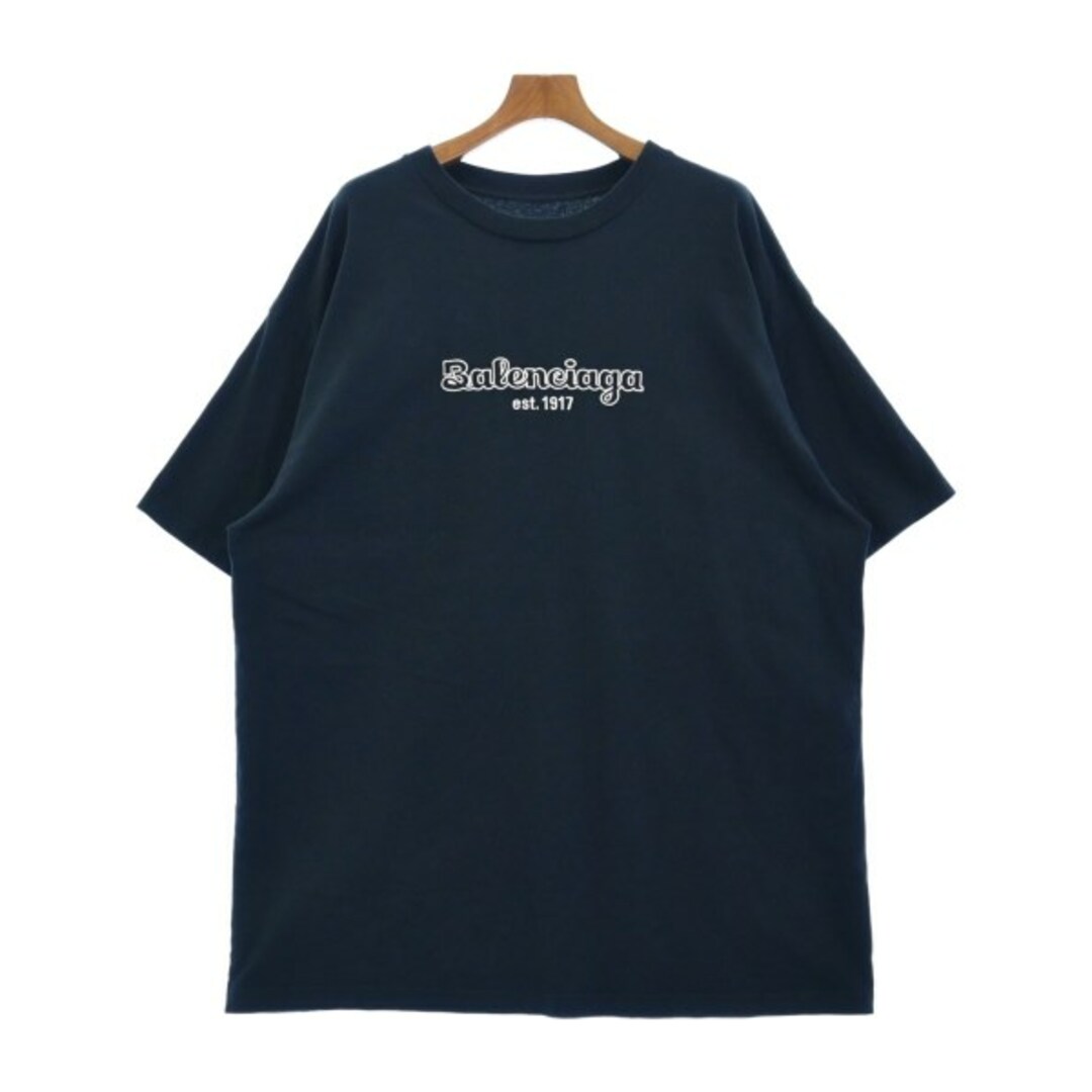 BALENCIAGA バレンシアガ Tシャツ・カットソー L 紺なし透け感