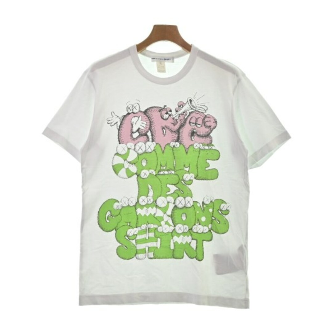 COMME des GARCONS SHIRT Tシャツ・カットソー L 白半袖柄