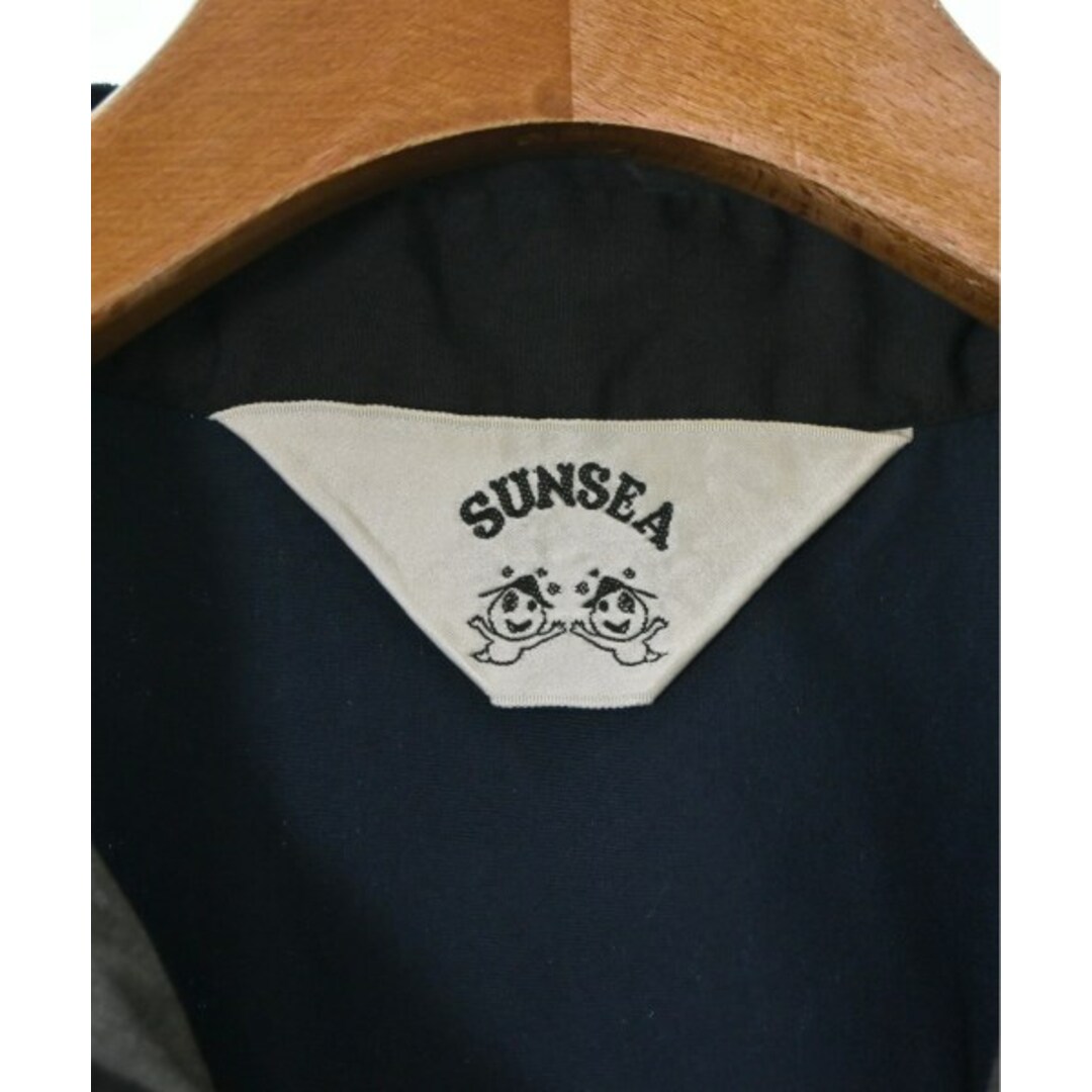 SUNSEA サンシー カジュアルシャツ 2(M位) 黒xグレー(チェック)