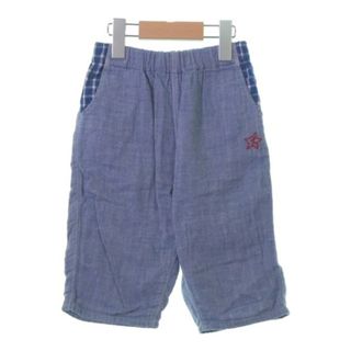 ハッカキッズ(hakka kids)のHAKKA KIDS ハッカキッズ パンツ（その他） 120 青x白(チェック) 【古着】【中古】(パンツ/スパッツ)