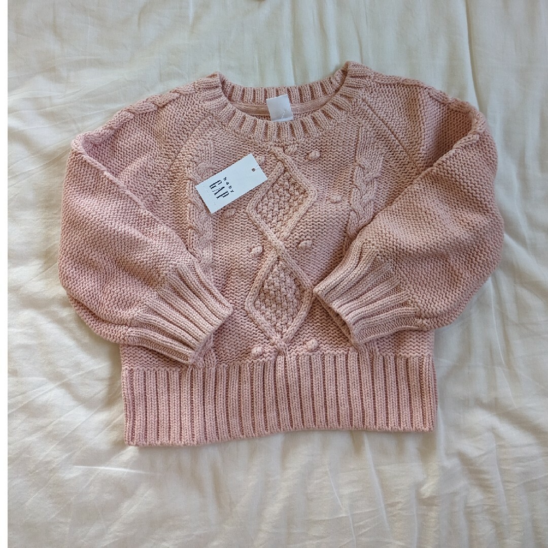 babyGAP(ベビーギャップ)の新品　babygap ニットトップス100 キッズ/ベビー/マタニティのキッズ服女の子用(90cm~)(ニット)の商品写真