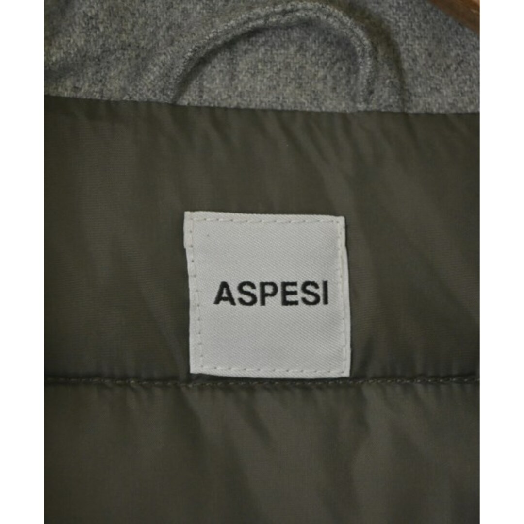 ASPESI アスペジ ダウンジャケット/ダウンベスト S グレーあり伸縮性