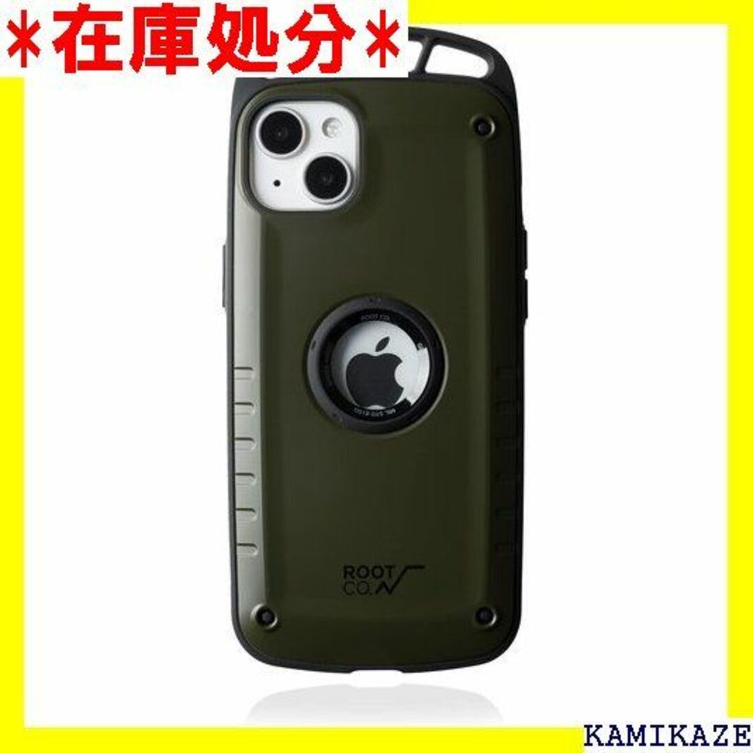 ☆送料無料 ROOT CO. iPhone14Plus専用 . カーキ 4181 スマホ/家電/カメラのスマホアクセサリー(iPhoneケース)の商品写真